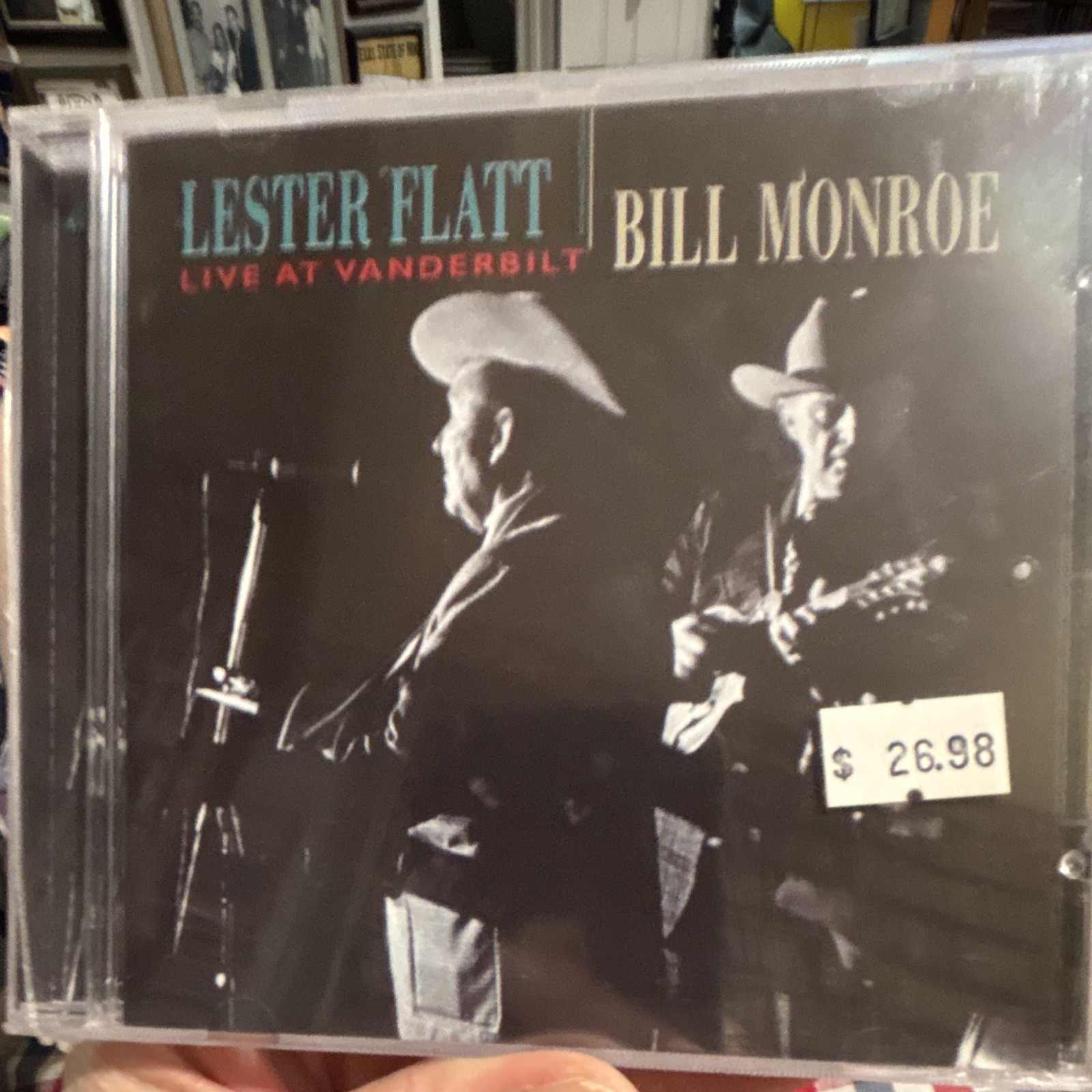 Lester Flatt and Bill Monroe Live at Vanderbilt CD 2002 New Lester Flatt and Bill Monroe Live at Vanderbilt CD 2002 New