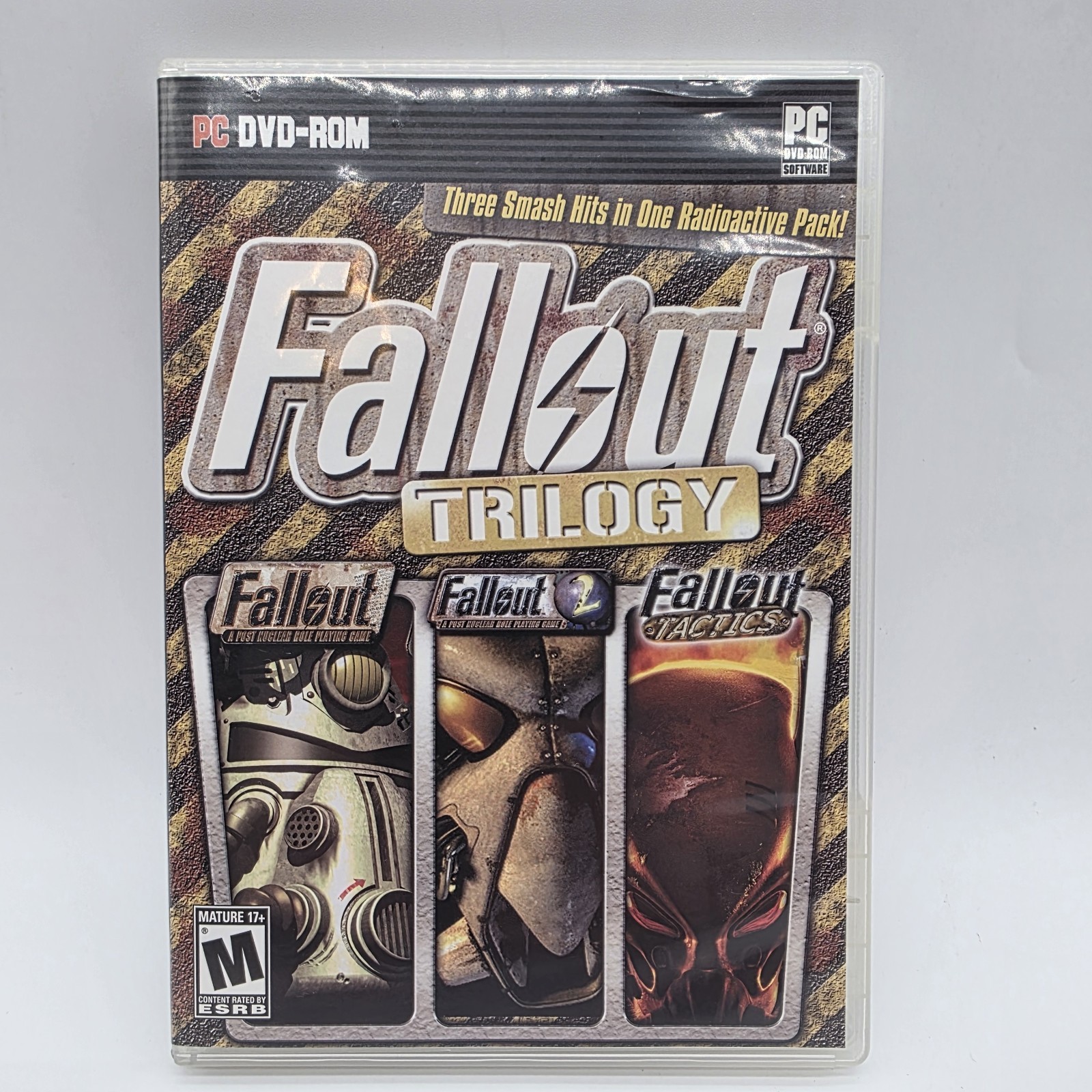Fallout Trilogy (PC DVD-ROM 2009) Fallout 1, 2 And Tactics Cd 