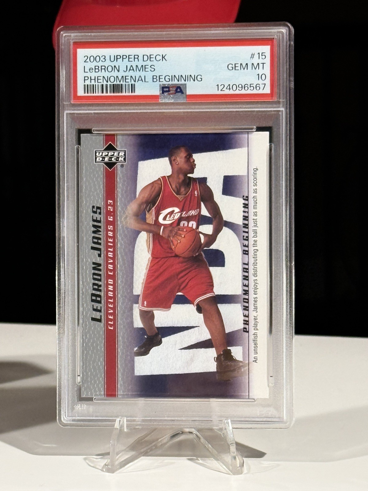 2003-04 Upper Deck Lebron James Phenomenal Beginning (RC) PSA 10 2003-04 Upper Deck Lebron James Phenomenal Beginning (RC) PSA 10