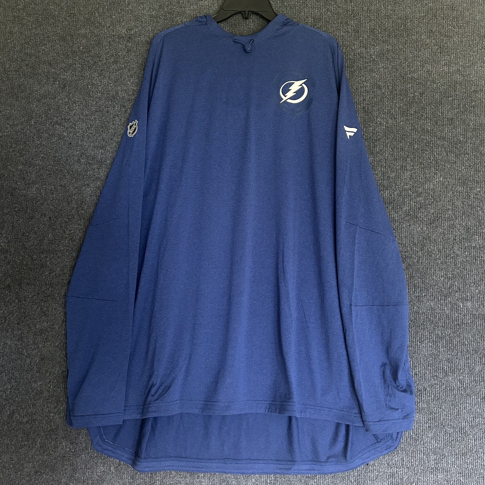 Tampa Bay Lightning Authentic Pro Fanatics Pullover Hoodie Men’s 4XL NHL Hockey