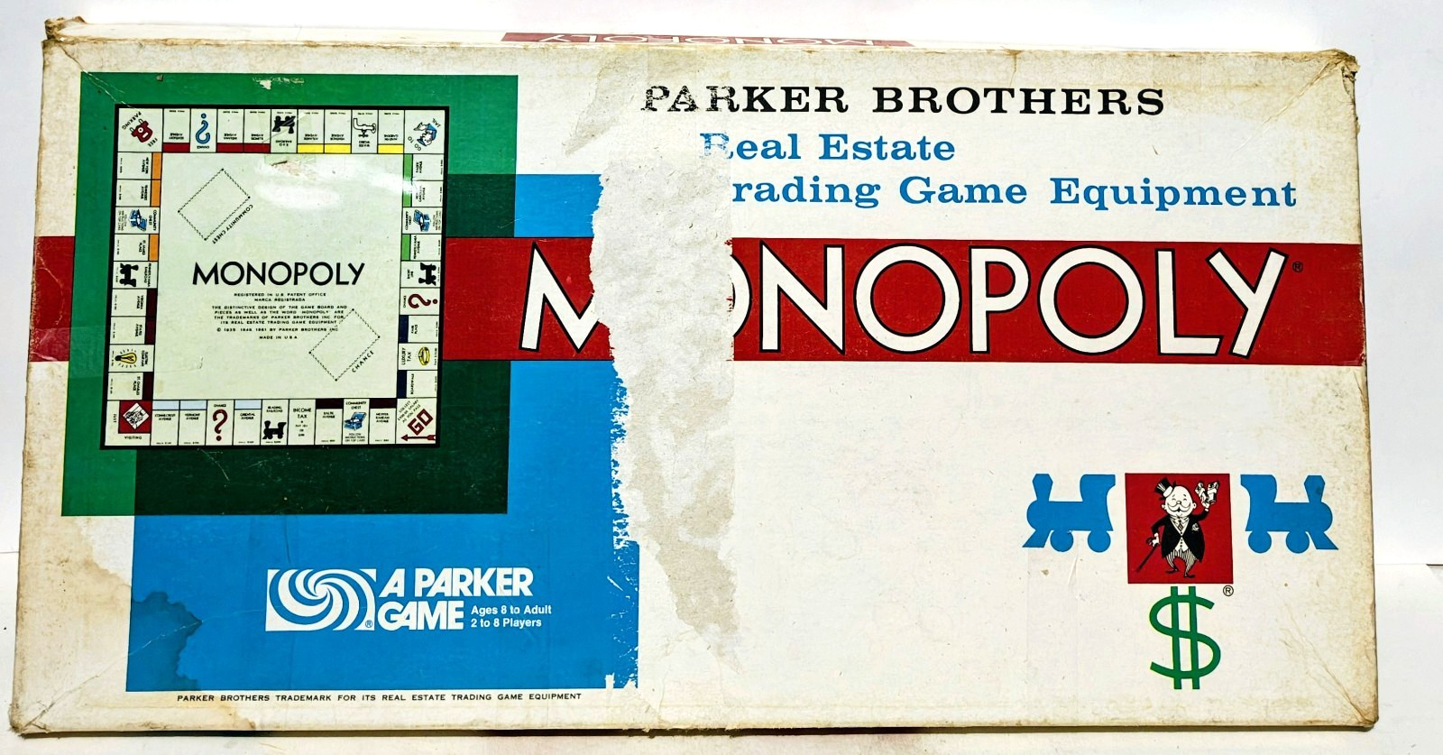 Monopoly - Original Parker Brothers - Board Game - Complete - Vintage 1973 Monopoly - Original Parker Brothers - Board Game - Complete - Vintage 1973