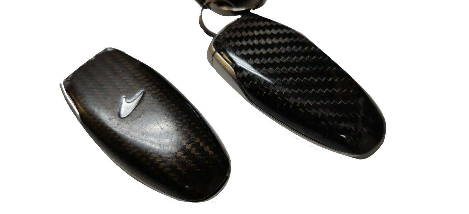 Fits McLaren MP4-12C 650S 675LT Replacement Carbon Fiber Remote Key Fob Cover