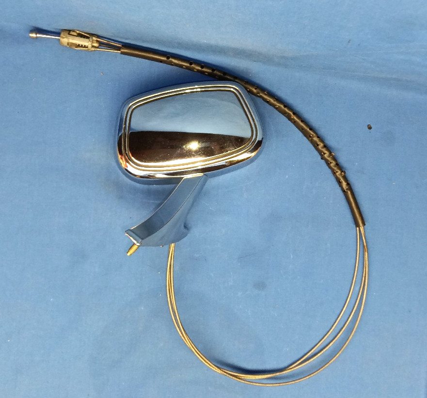 NOS GM 1971-1976 Buick Electra Lesabre Riviera LH Chrome Remote Side View Mirror