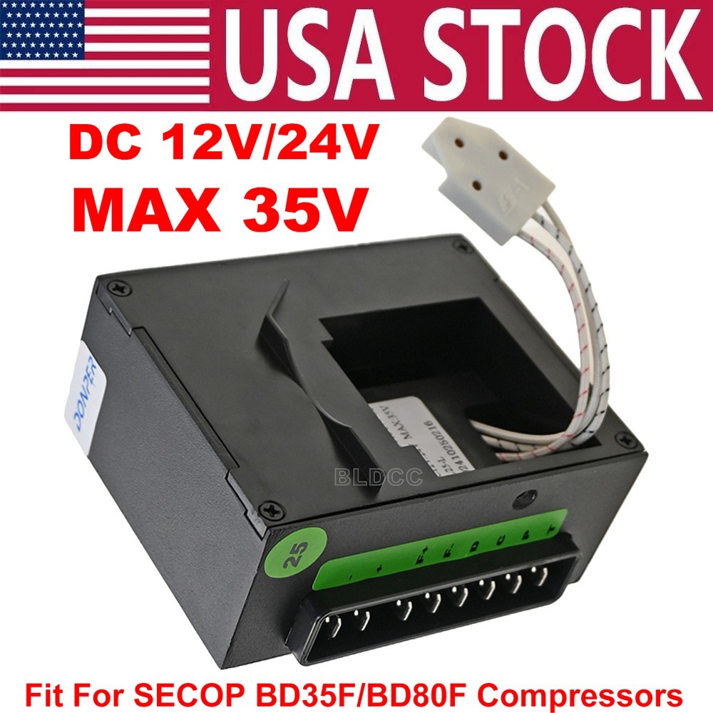 DONPER 12V 24V Electronic Start Unit Controller Fit SECOP BD35F BD80F Compressor
