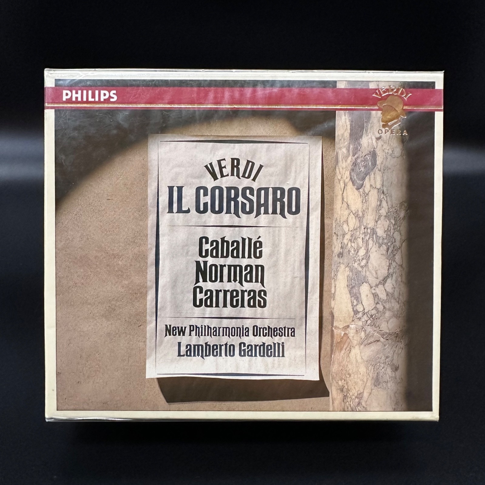Verdi IL CORSARO Gardelli Caballe Norman Carreras [Philips 2 CD Set] SEALED RARE