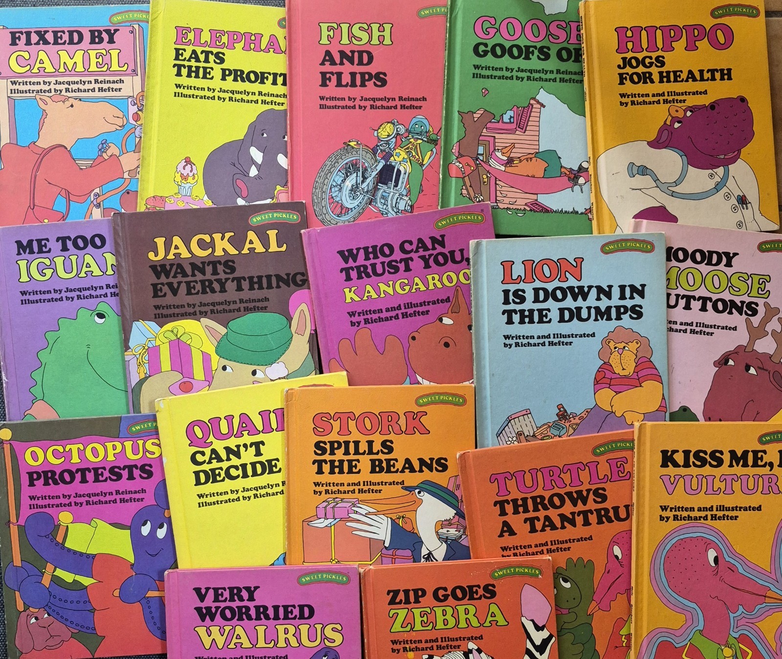 Lot of 17 Sweet Pickles Young Children Picture Books - Hardcover Vintage Lot of 17 Sweet Pickles Young Children Picture Books - Hardcover Vintage