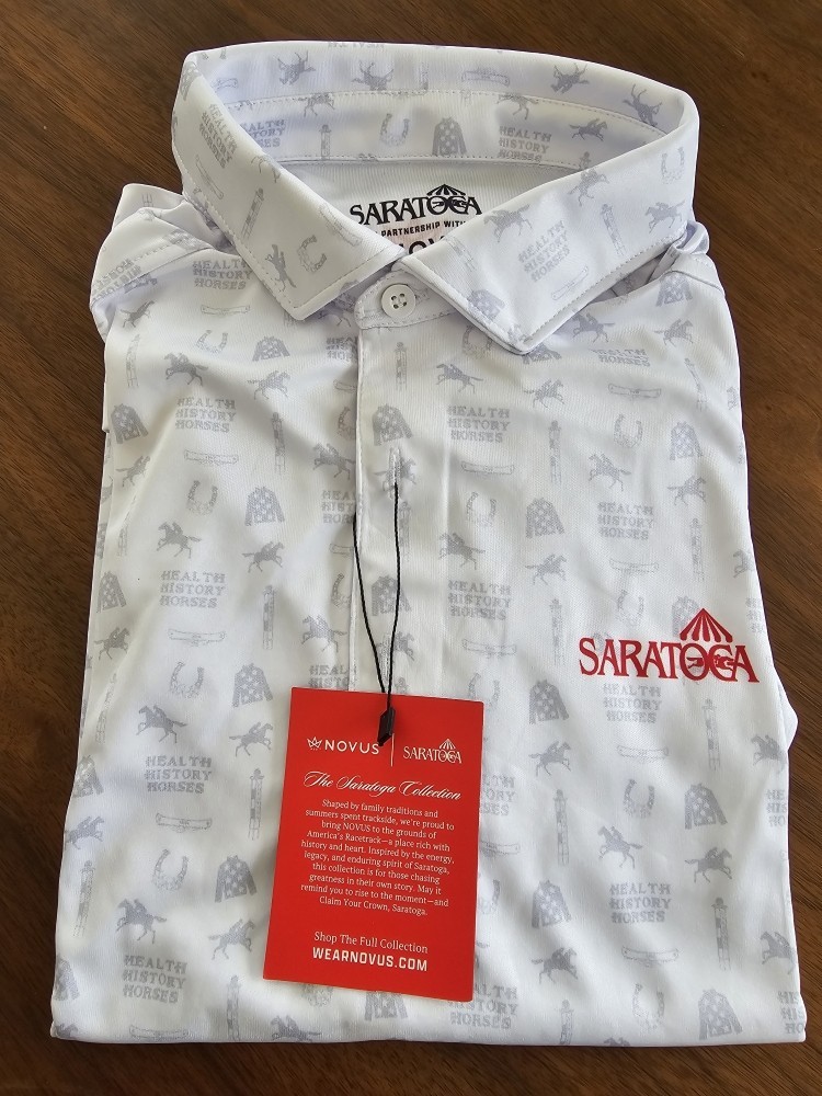 Saratoga Race Course 2026 Polo - White
