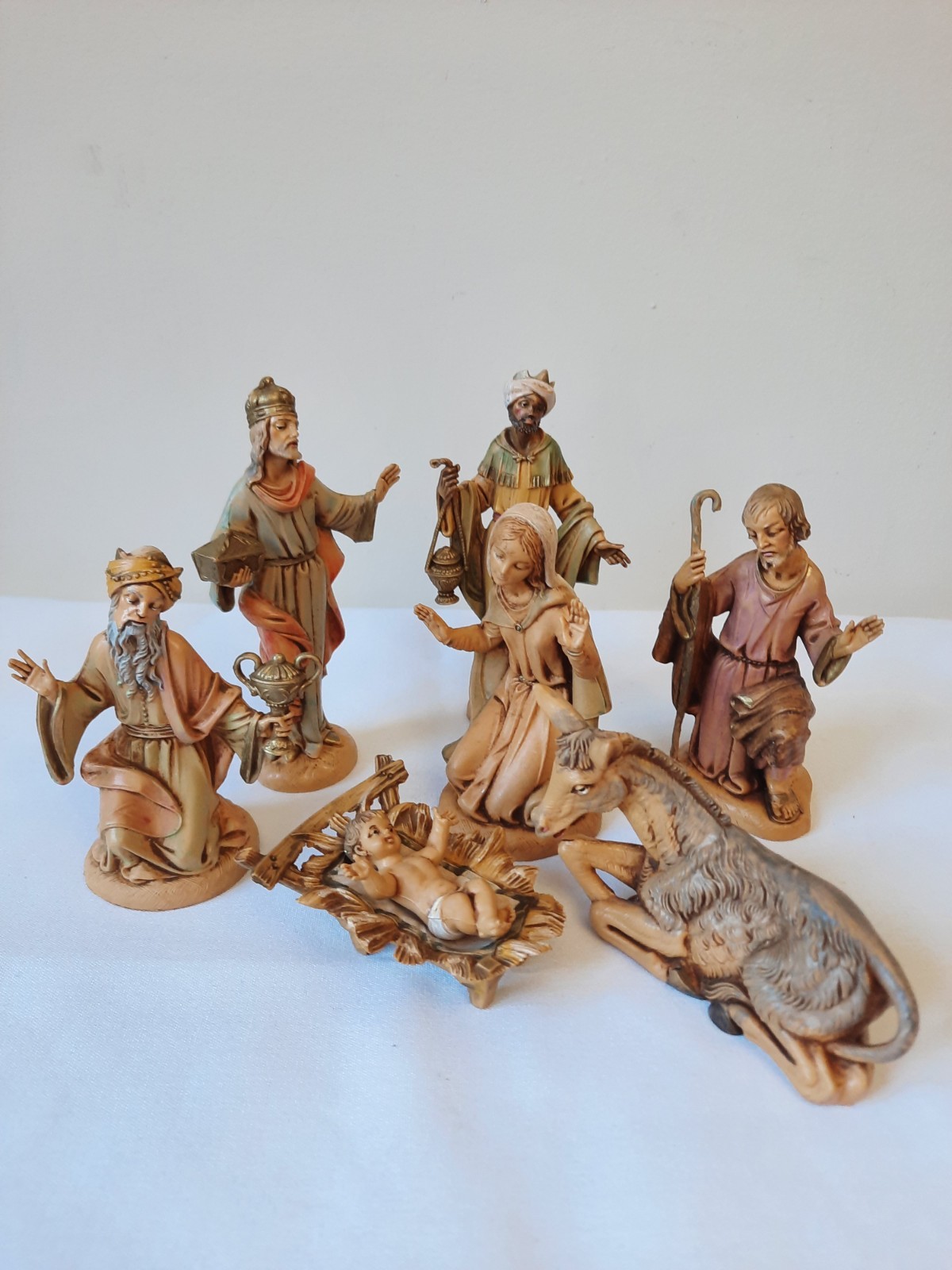 Vintage Fontanini Nativity Set Figurines Depose Italy 1983 Set Of 7 Vintage Fontanini Nativity Set Figurines Depose Italy 1983 Set Of 7