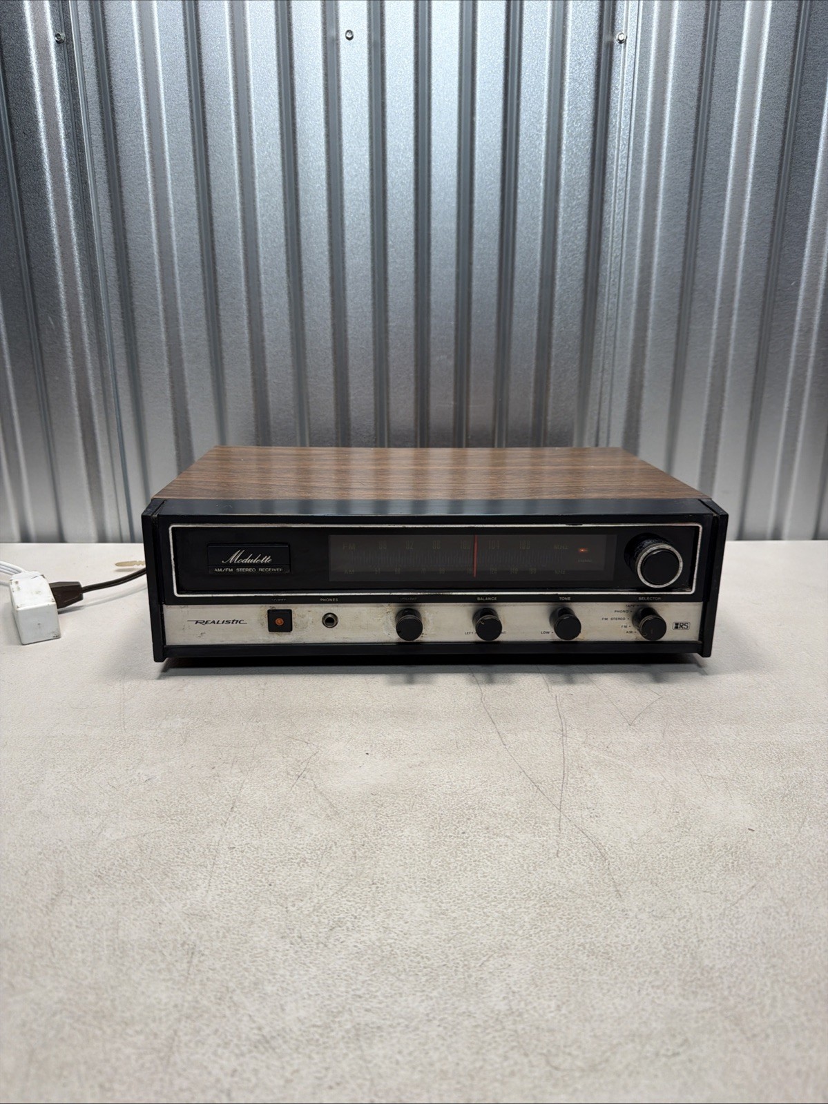 Vintage Realistic Modulette Stereo Receiver Model 12-1401 - Working Vintage Realistic Modulette Stereo Receiver Model 12-1401 - Working