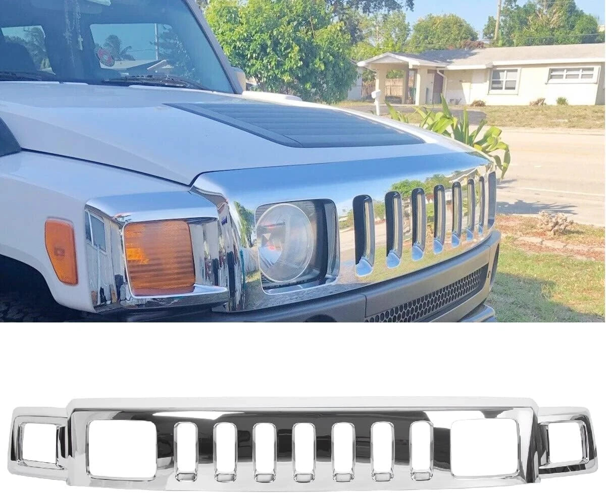 Front Grill Compatible with 2006-2010 Hummer H3 Hu1200101 15834196 Front Bumper Front Grill Compatible with 2006-2010 Hummer H3 Hu1200101 15834196 Front Bumper