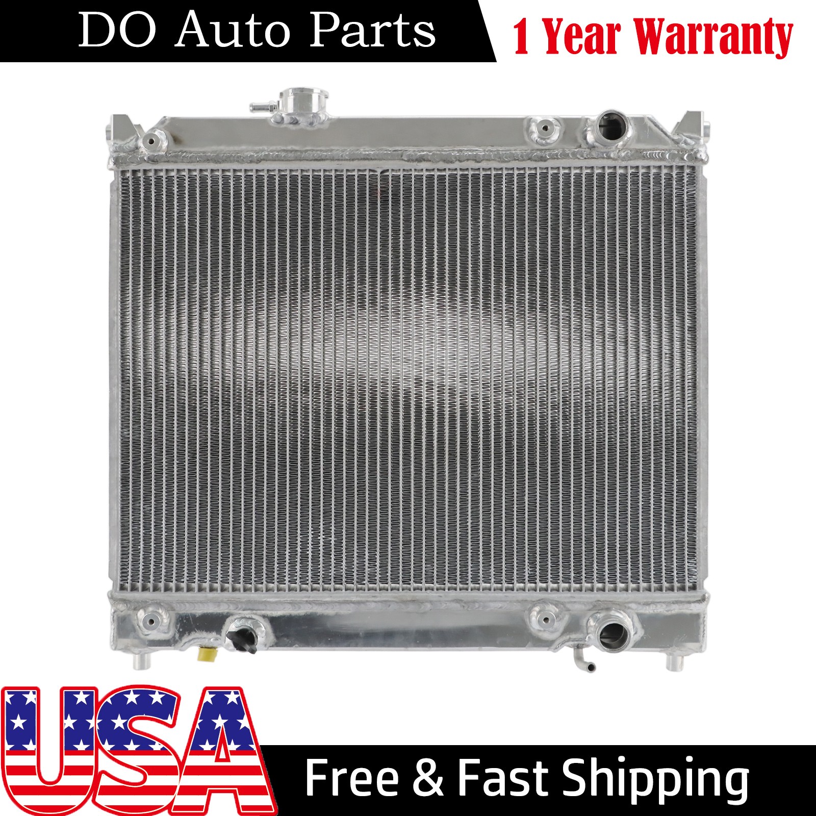 Radiator for 1989-1995 Geo Tracker Suzuki Sidekick 1.6L AT 1 Row CU1118
