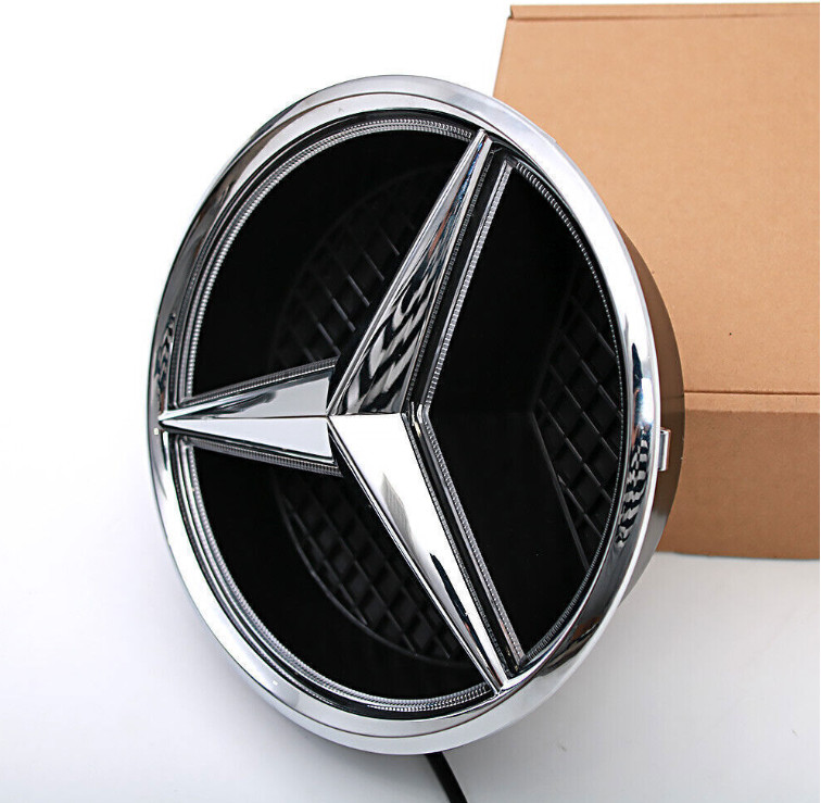 FOR Mercedes Benz E B LED Illuminated Car Front Grille Star Emblem Light Badge ⭐