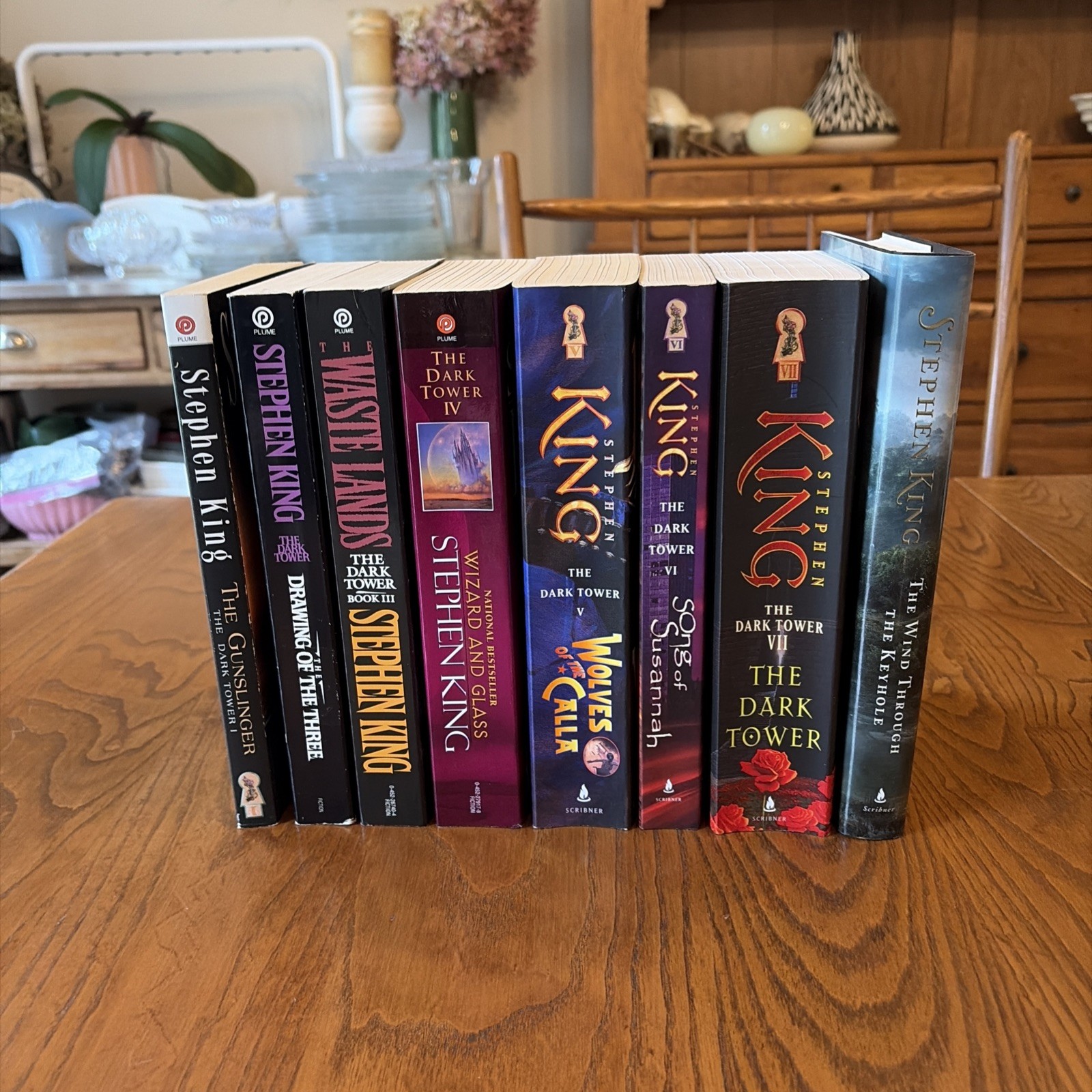 King Dark Tower Complete Series 1-8, 1-7  Paperback ,  #8 Keyhole HC is 1st, 1st