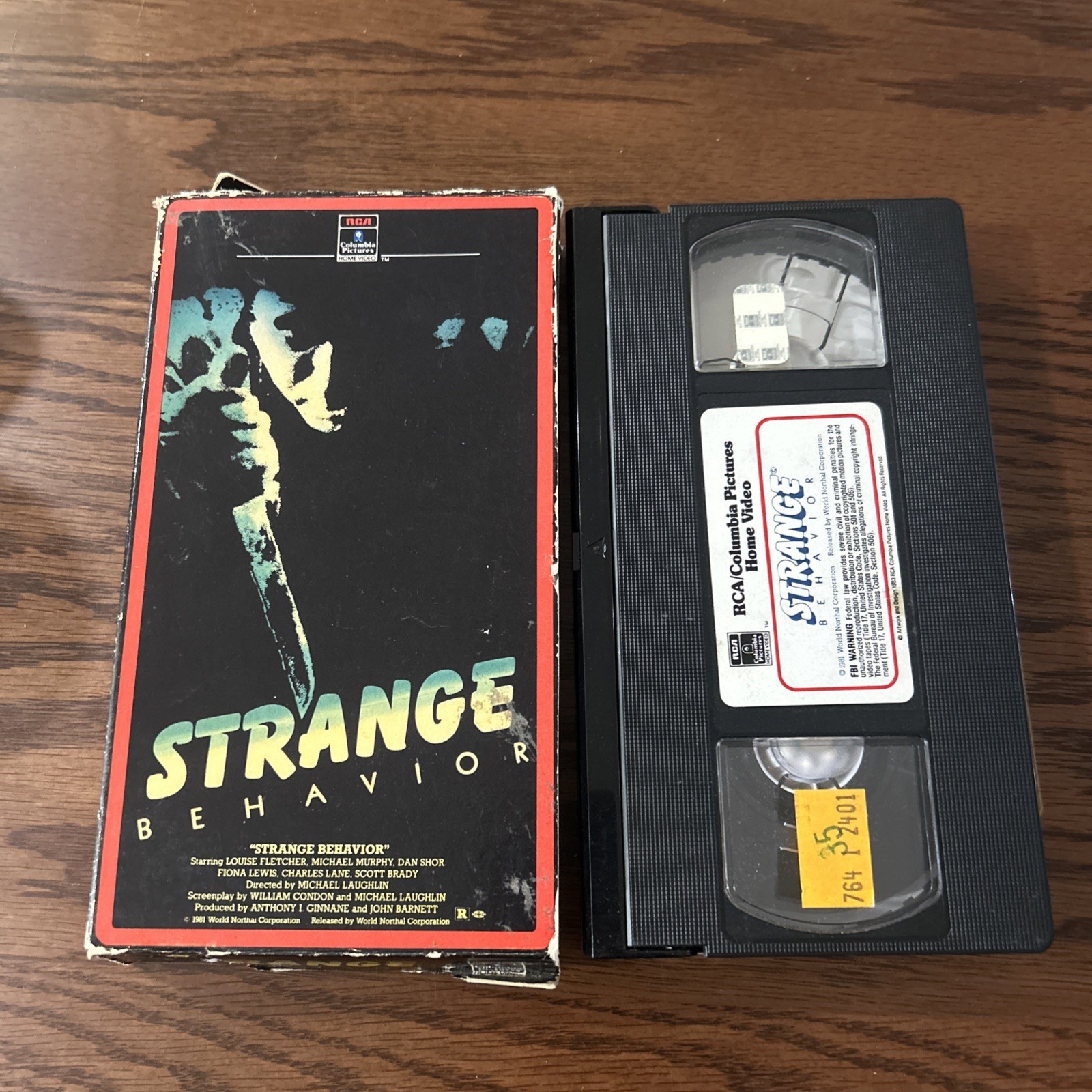 Strange Behavior (1981) VHS RCA Columbia 1st Release Dead Kids Horror Rare Strange Behavior (1981) VHS RCA Columbia 1st Release Dead Kids Horror Rare