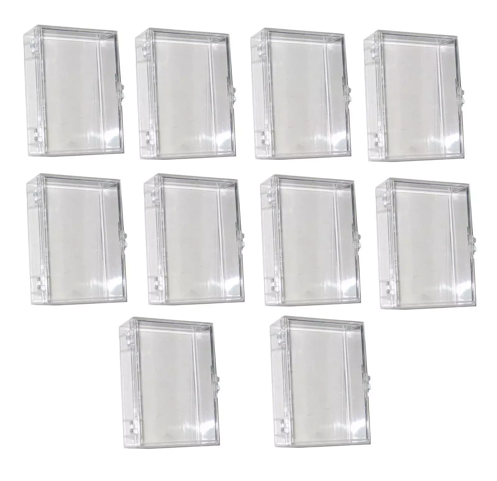 10 ULTRA PRO 50 COUNT CLEAR HINGED STORAGE BOX CASE HOLDER SPORTS CARDS POKEMON 10 ULTRA PRO 50 COUNT CLEAR HINGED STORAGE BOX CASE HOLDER SPORTS CARDS POKEMON