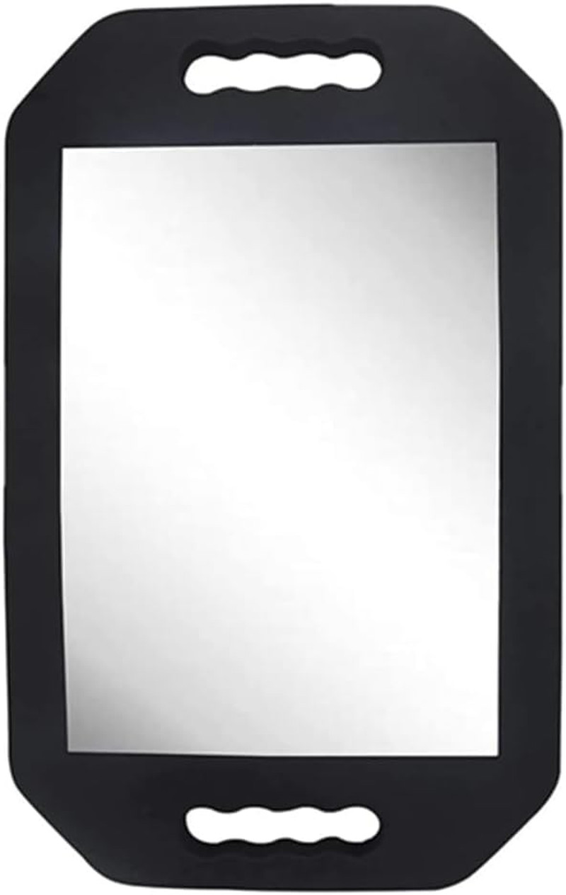 Double Handle Mirror - Large Hand Held Mirror Barber Mirrors Handheld,Salon