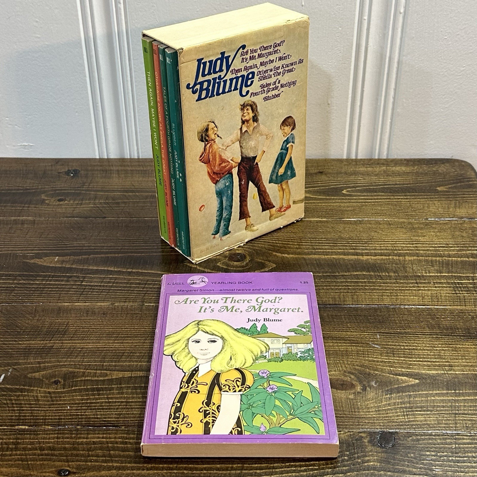 Vintage Judy Blume 5-Book Collection Box Set Paperback, Dell Yearling 1970’s