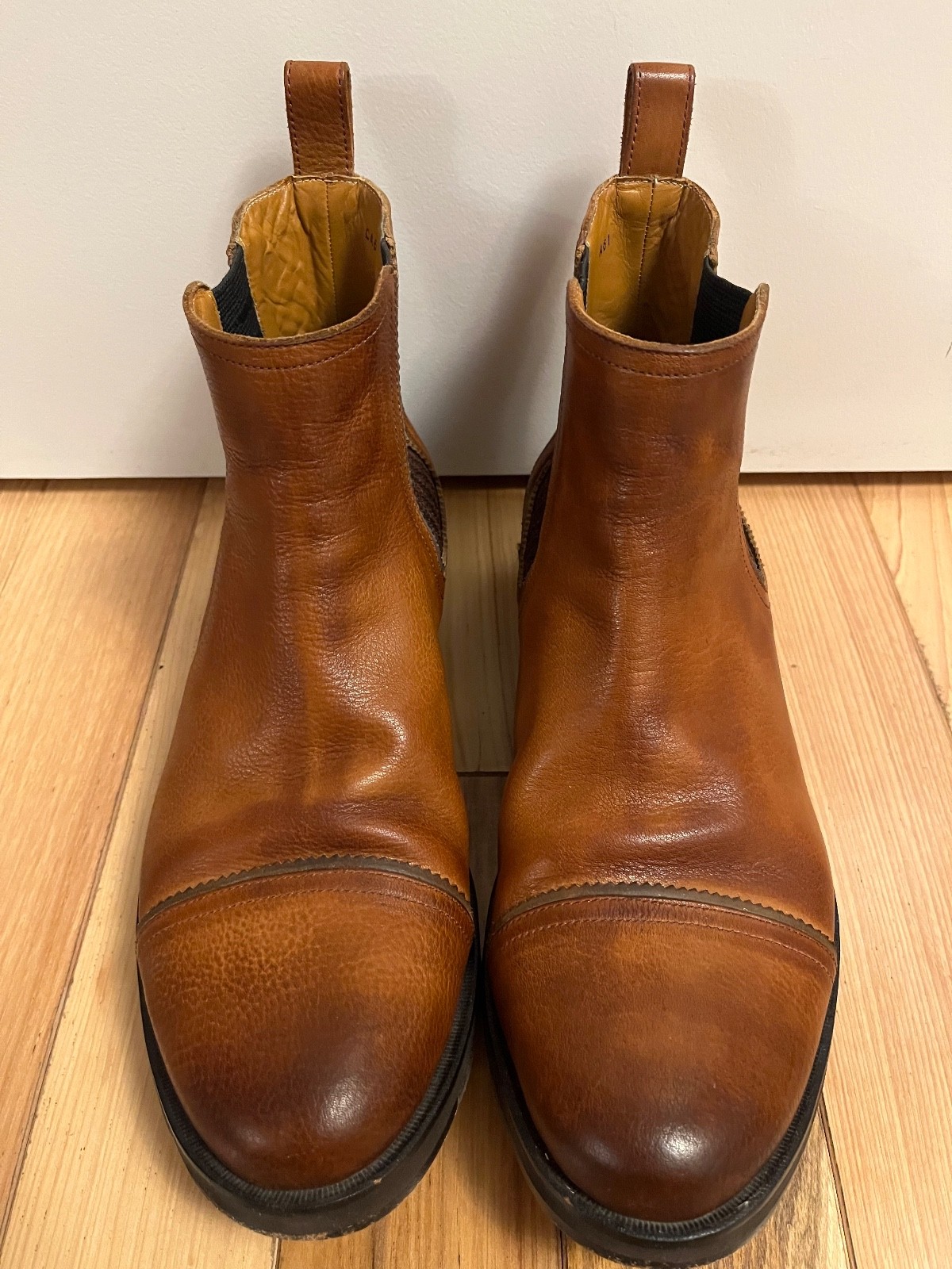 John Fluevog Guardian Angel Nathan Brown Leather Chelsea Boots Men\'s Size M 8.5 John Fluevog Guardian Angel Nathan Brown Leather Chelsea Boots Men\'s Size M 8.5