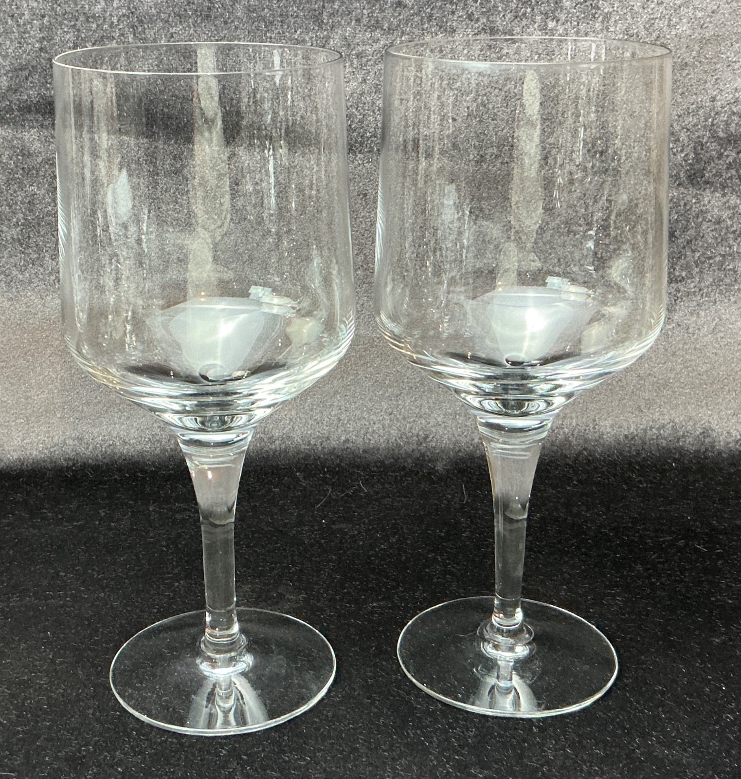Pair of Vintage Orrefors Crystal Rhapsody Clear Tall Water Glasses More Avail Pair of Vintage Orrefors Crystal Rhapsody Clear Tall Water Glasses More Avail