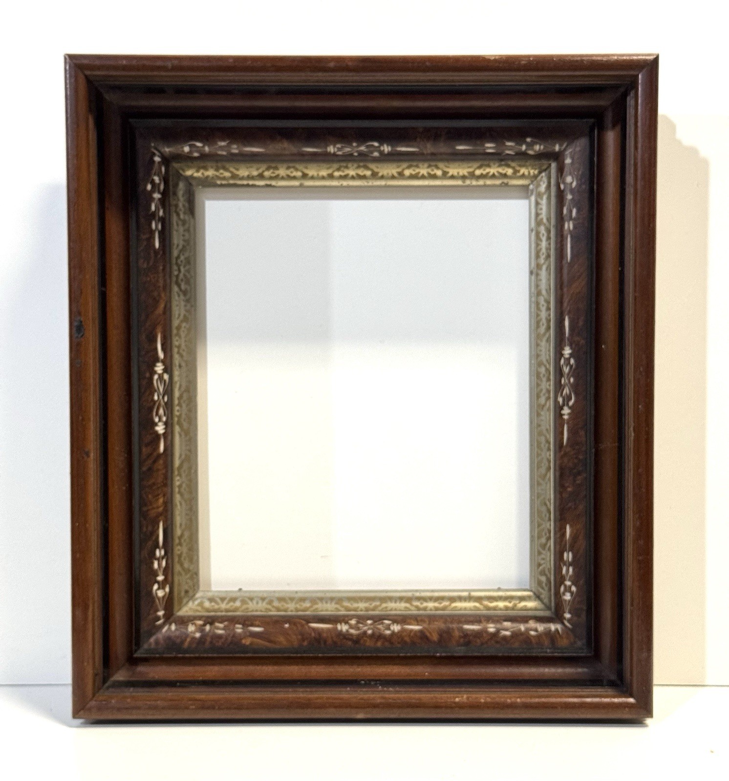 Antique Victorian Walnut Deep Well Picture Painting Frame