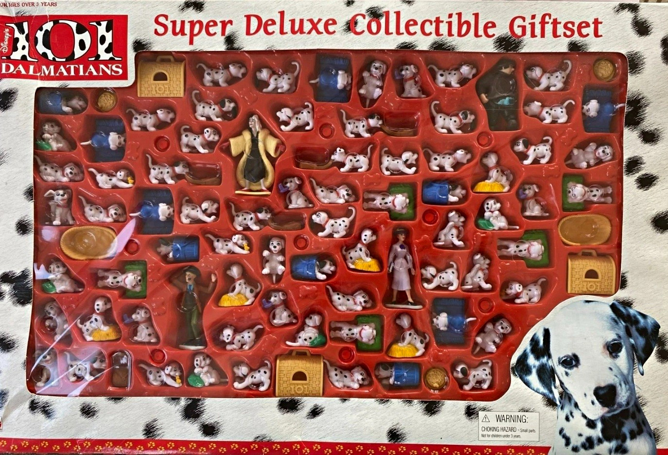 vintage sealed new Disney 101 Dalmatians Super Deluxe Collectible Giftset 
