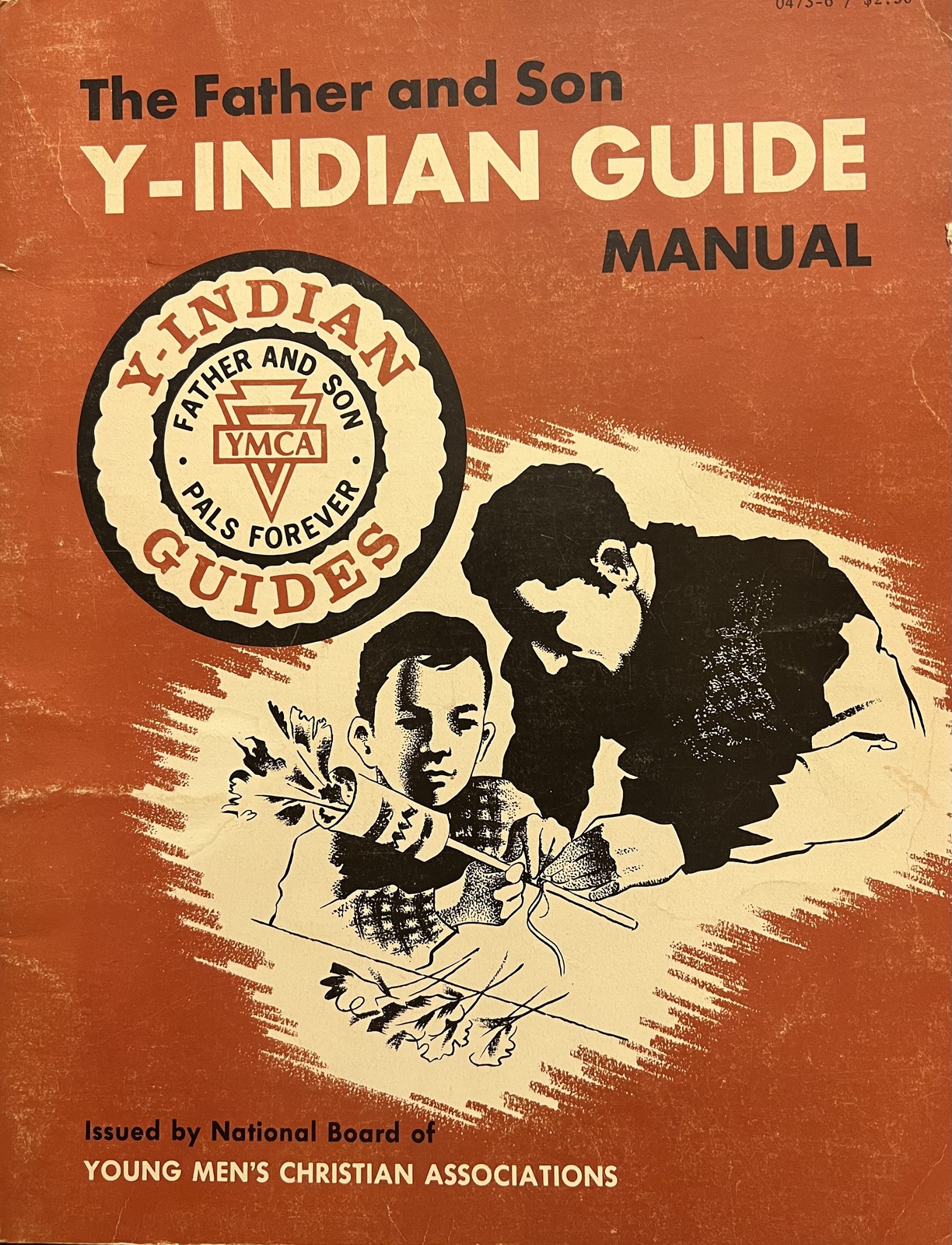 Vintage 1960 Y-Indian Guide Manual YMCA Father & Son Pals Forever Guidebook