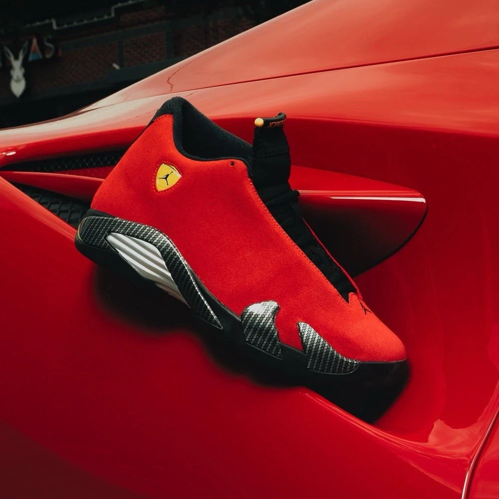 Jordan 14 Retro Ferrari Red (2025) IF5015-600 Men's Size US 7-12 Jordan 14 Retro Ferrari Red (2025) IF5015-600 Men's Size US 7-12