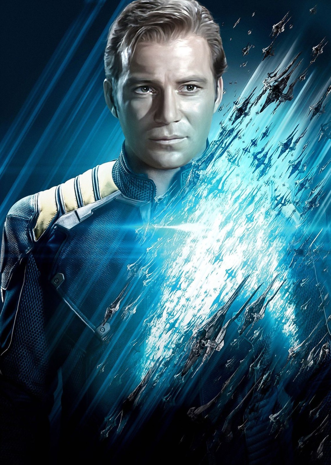 Captain Christopher Pike Star Trek Sci-Fi Character Poster