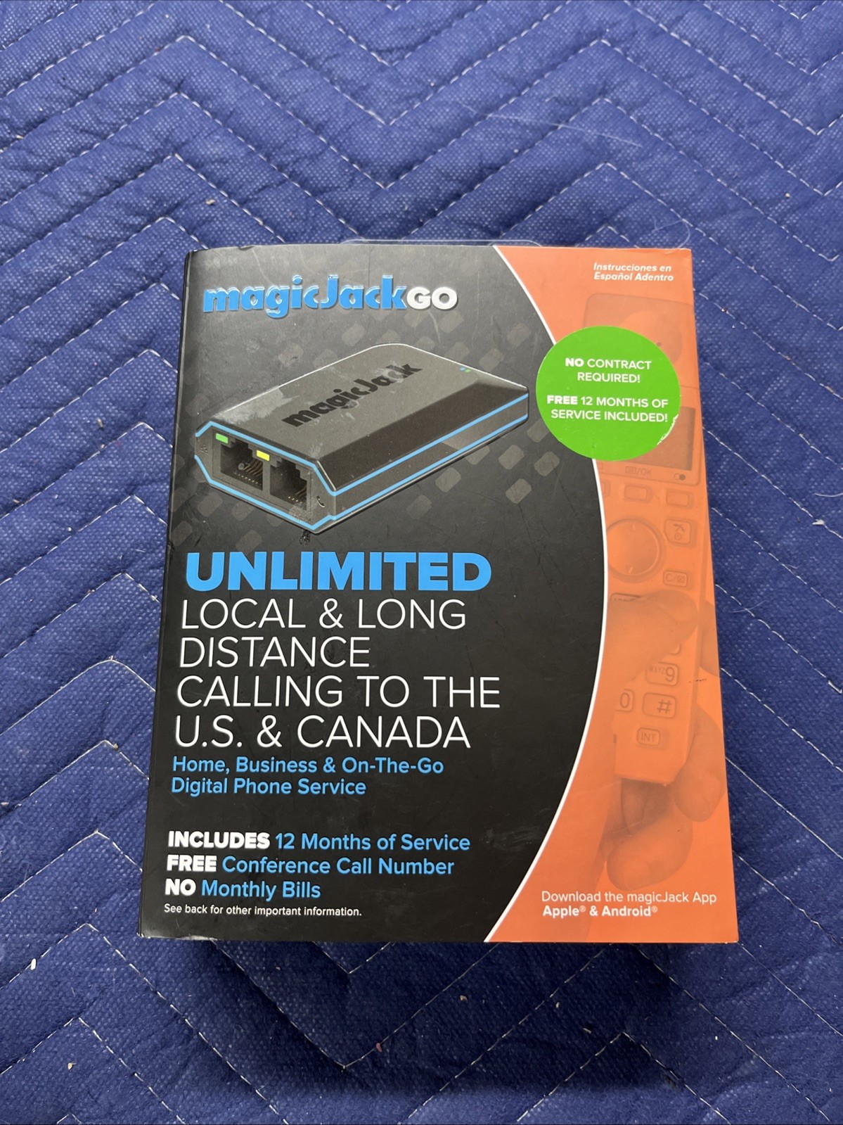 Magic Jack Go VOIP Phone Adapter Portable Home and On-The-Go Digital Phone Magic Jack Go VOIP Phone Adapter Portable Home and On-The-Go Digital Phone
