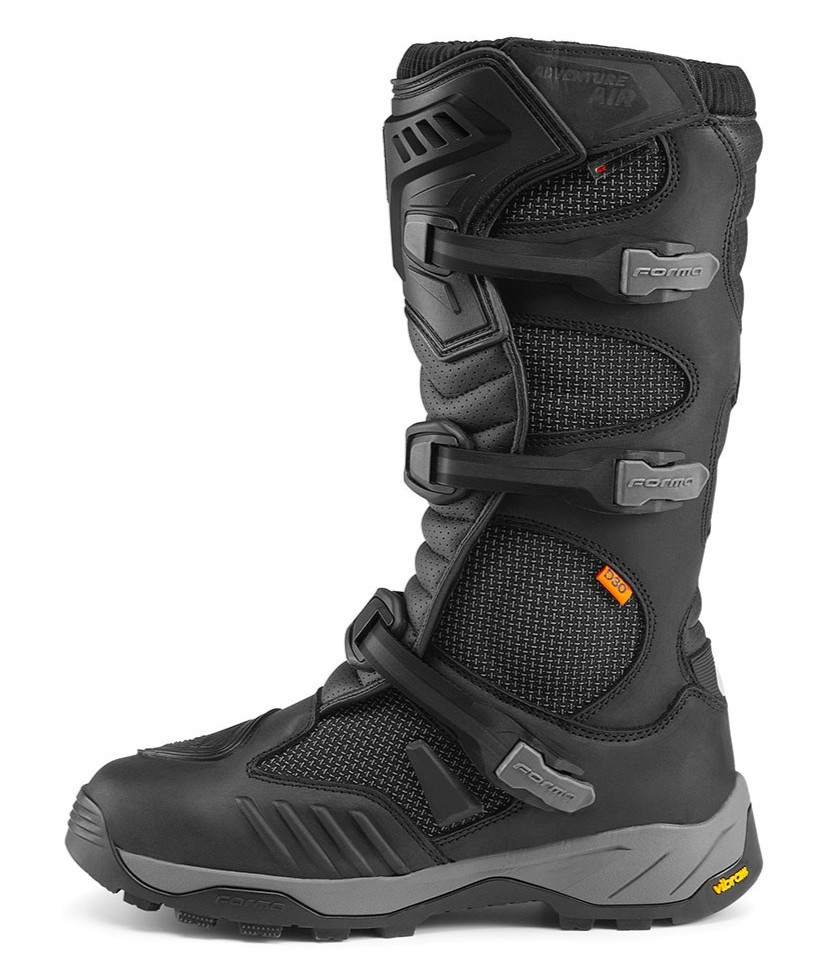 Forma ADVENTURE AIR Dry motorcycle boots (UNBOXED) black waterproof adv riding