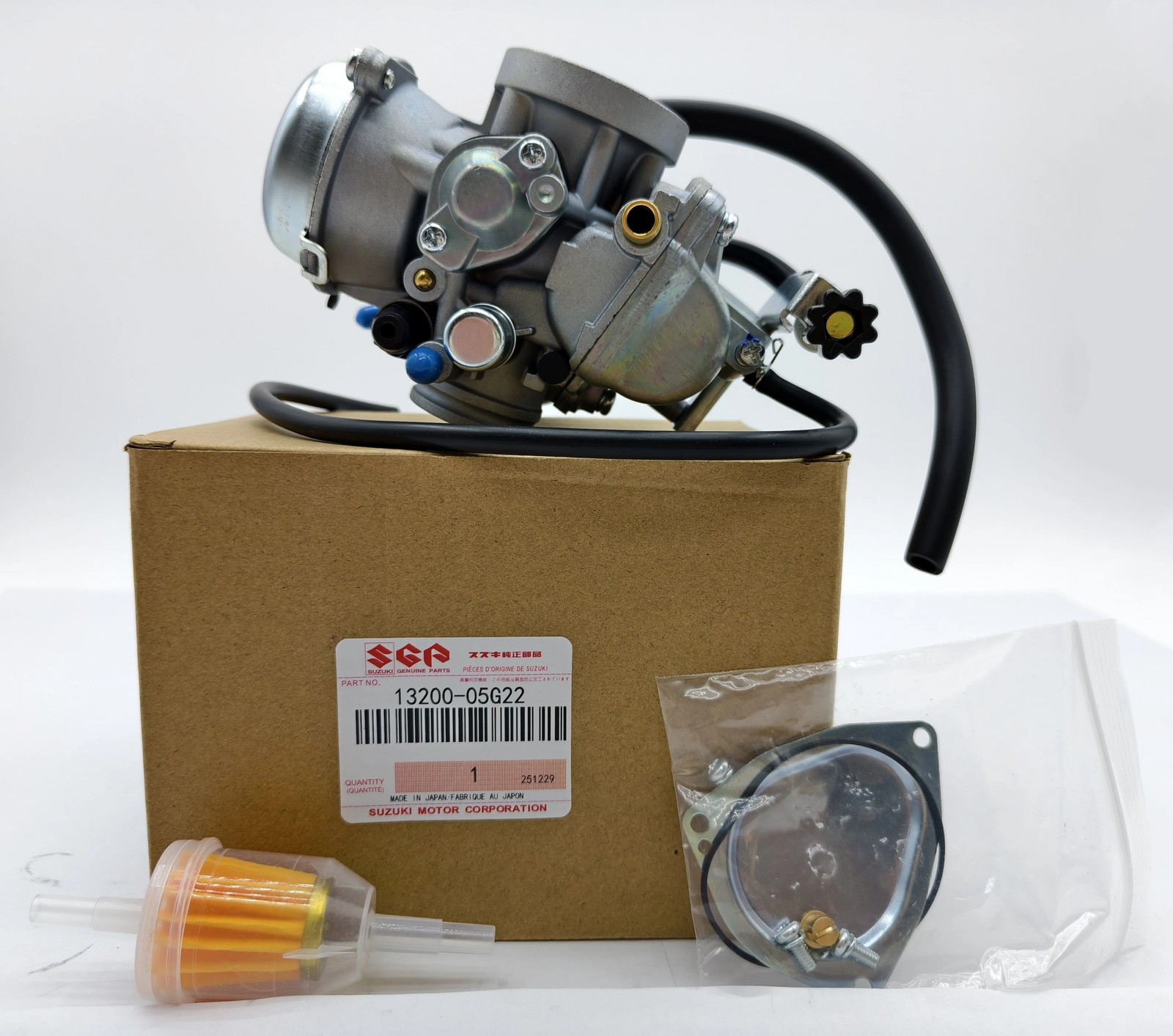 Genuine Suzuki Carburetor LTF 250 250F Ozark 2002-2009 OEM Genuine Carb Genuine Suzuki Carburetor LTF 250 250F Ozark 2002-2009 OEM Genuine Carb