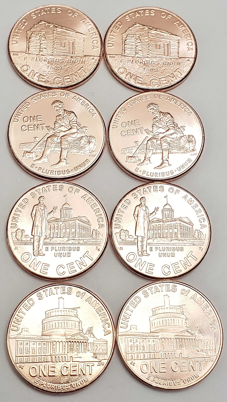 2009 P & D Lincoln Cent / Penny Set (ALL 8 COINS) **BU** *FREE SHIPPING* 2009 P & D Lincoln Cent / Penny Set (ALL 8 COINS) **BU** *FREE SHIPPING*