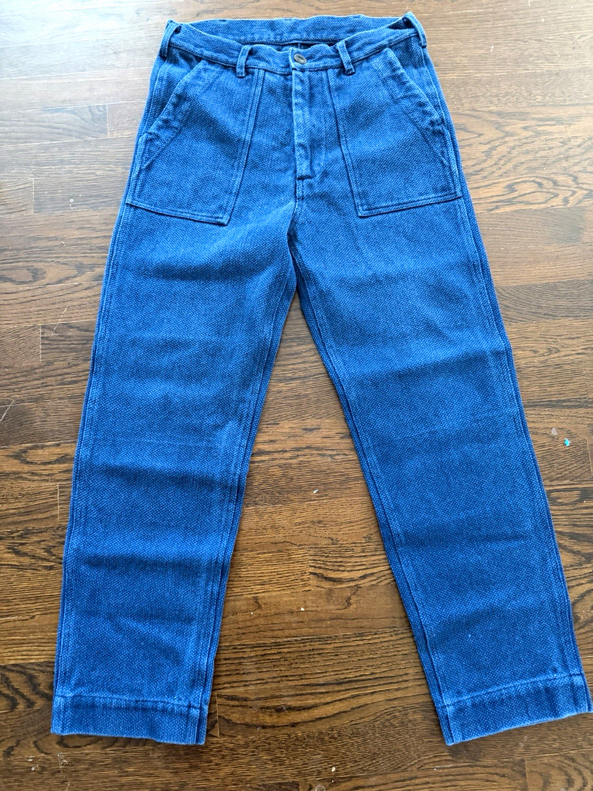 Mens sashiko Baker Pants Straight 33x30 Mens sashiko Baker Pants Straight 33x30