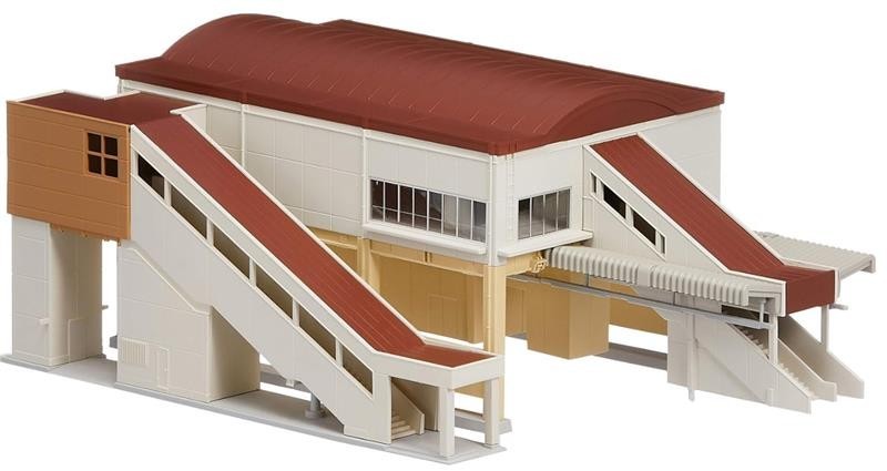 KATO 23-122 N Scale Suburban Overhead Station Building Pre-Built Japan KATO 23-122 N Scale Suburban Overhead Station Building Pre-Built Japan