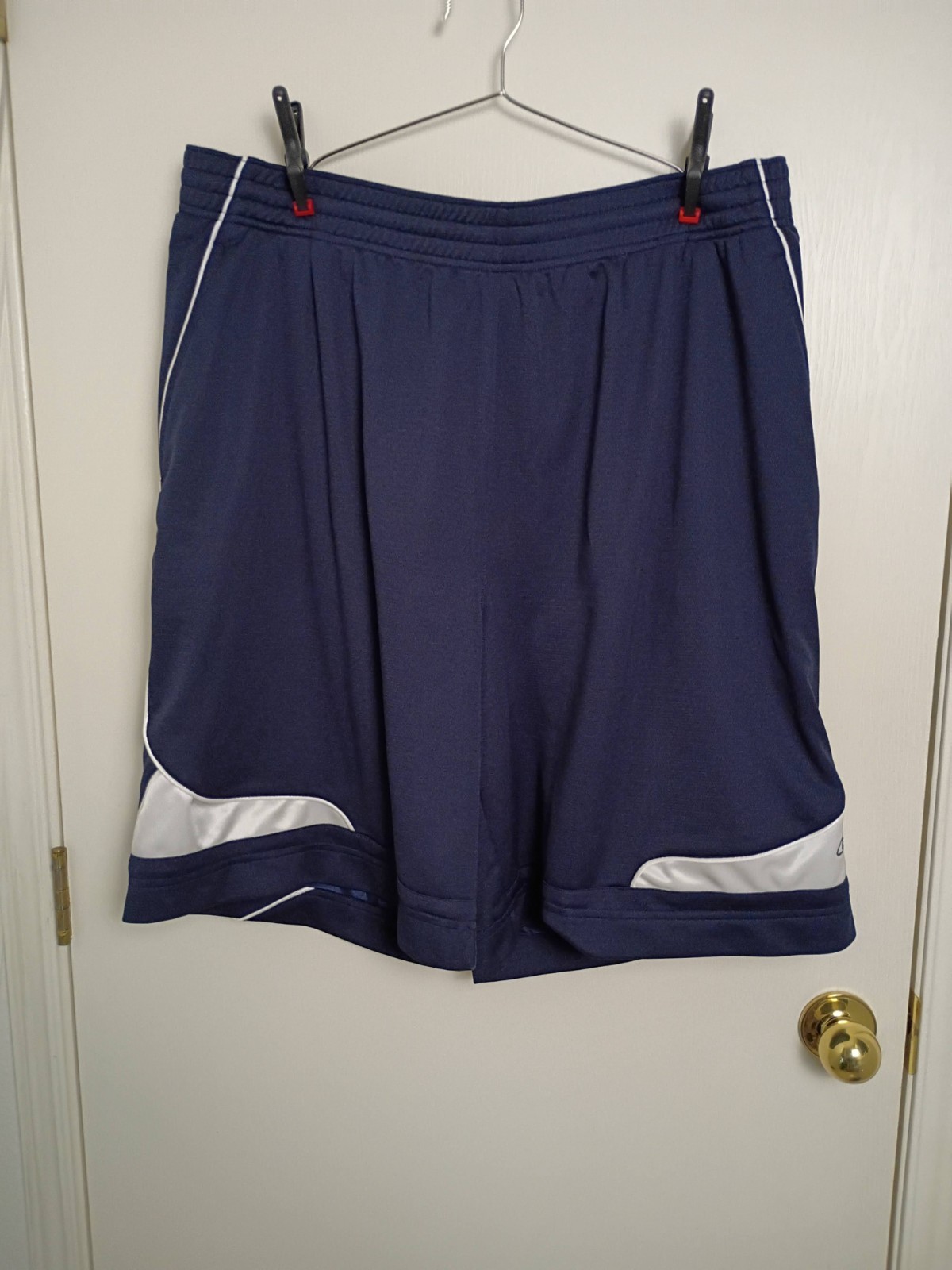 Vintage Reebok Basketball Shorts Men Baggy Navy Blue Mesh Gym Wave Y2K 2XL Vintage Reebok Basketball Shorts Men Baggy Navy Blue Mesh Gym Wave Y2K 2XL