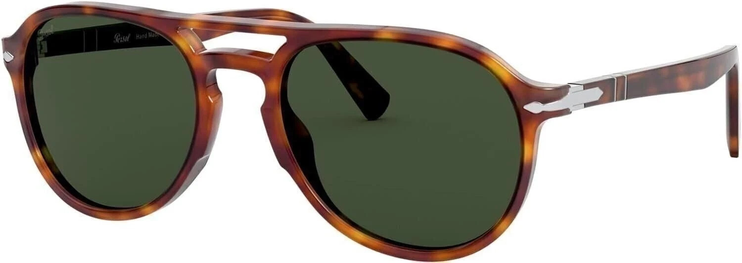 PERSOL PO3235S 24 31 Havana Pilot Unisex 55 mm Sunglasses