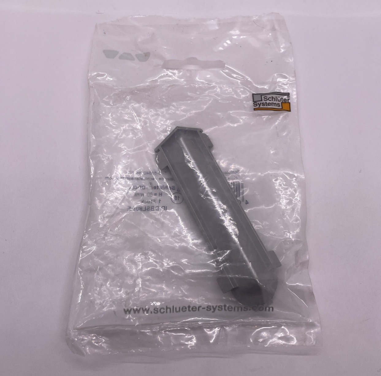 SCHLUTER ID/DBSL80AE DESIGNBASE-SL INSIDE CORNER - New in Package SCHLUTER ID/DBSL80AE DESIGNBASE-SL INSIDE CORNER - New in Package