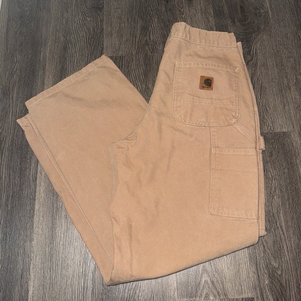 Carhartt B11 SDL Tan Saddle Duck Work Dungaree Pants Mens 30x30 Nice VTG Carhartt B11 SDL Tan Saddle Duck Work Dungaree Pants Mens 30x30 Nice VTG