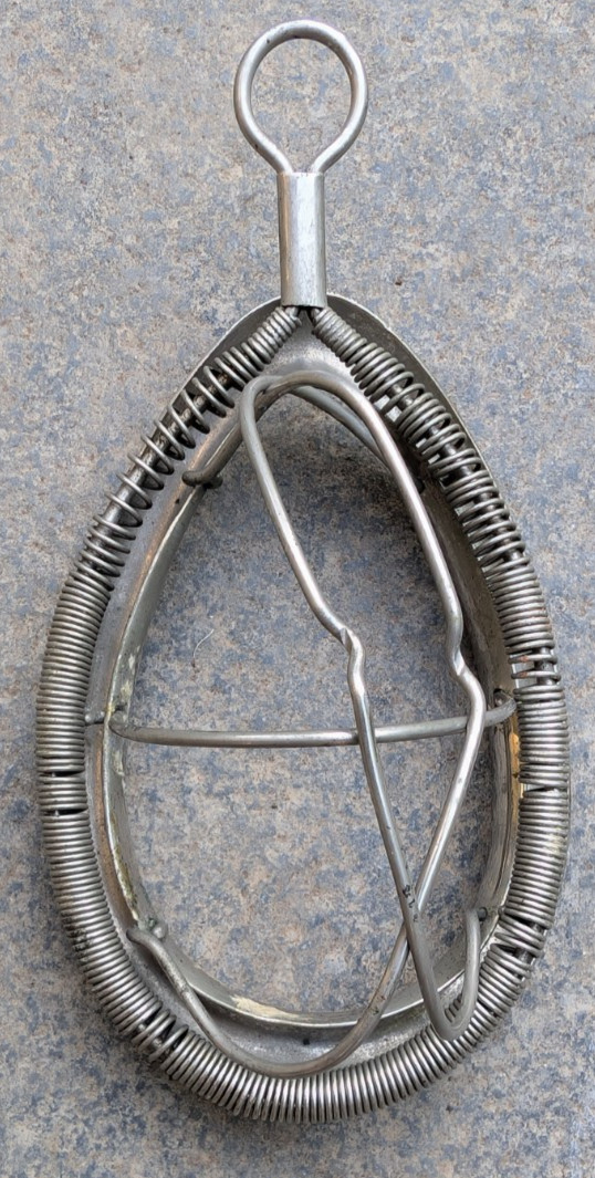 Antique Ether Anesthesia Mask Vintage Wire Cage + Spring Medical Surgical Tool Antique Ether Anesthesia Mask Vintage Wire Cage + Spring Medical Surgical Tool