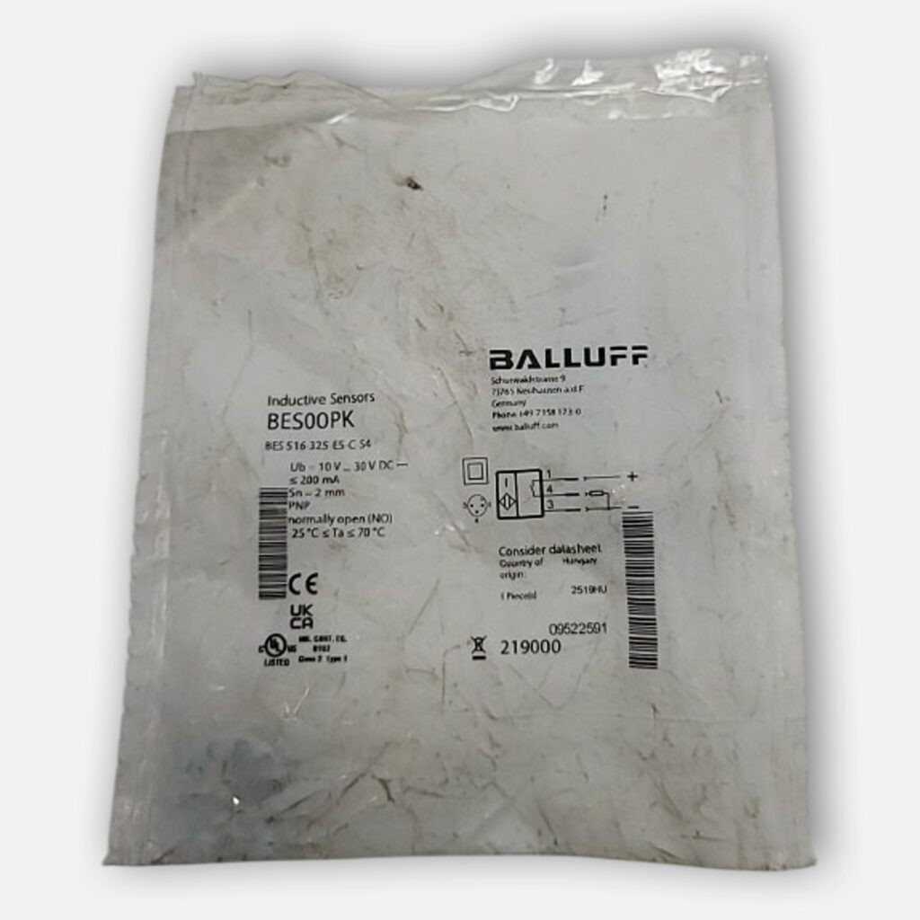 SEALED NEW BALLUFF BES00PK INDUCTIVE SENSOR 10-30VDC