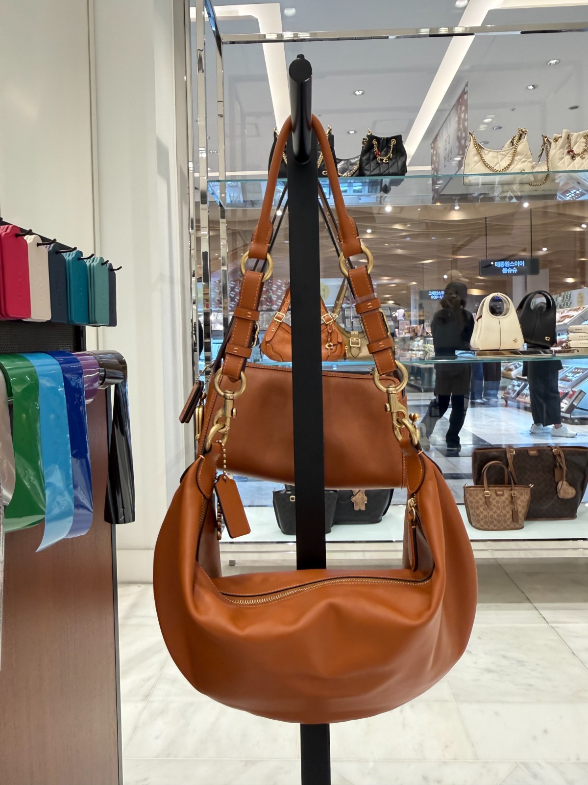 NWT COACH Paige Sling Bag Amber Brown Women's Shoulder CEN32 B4YU1