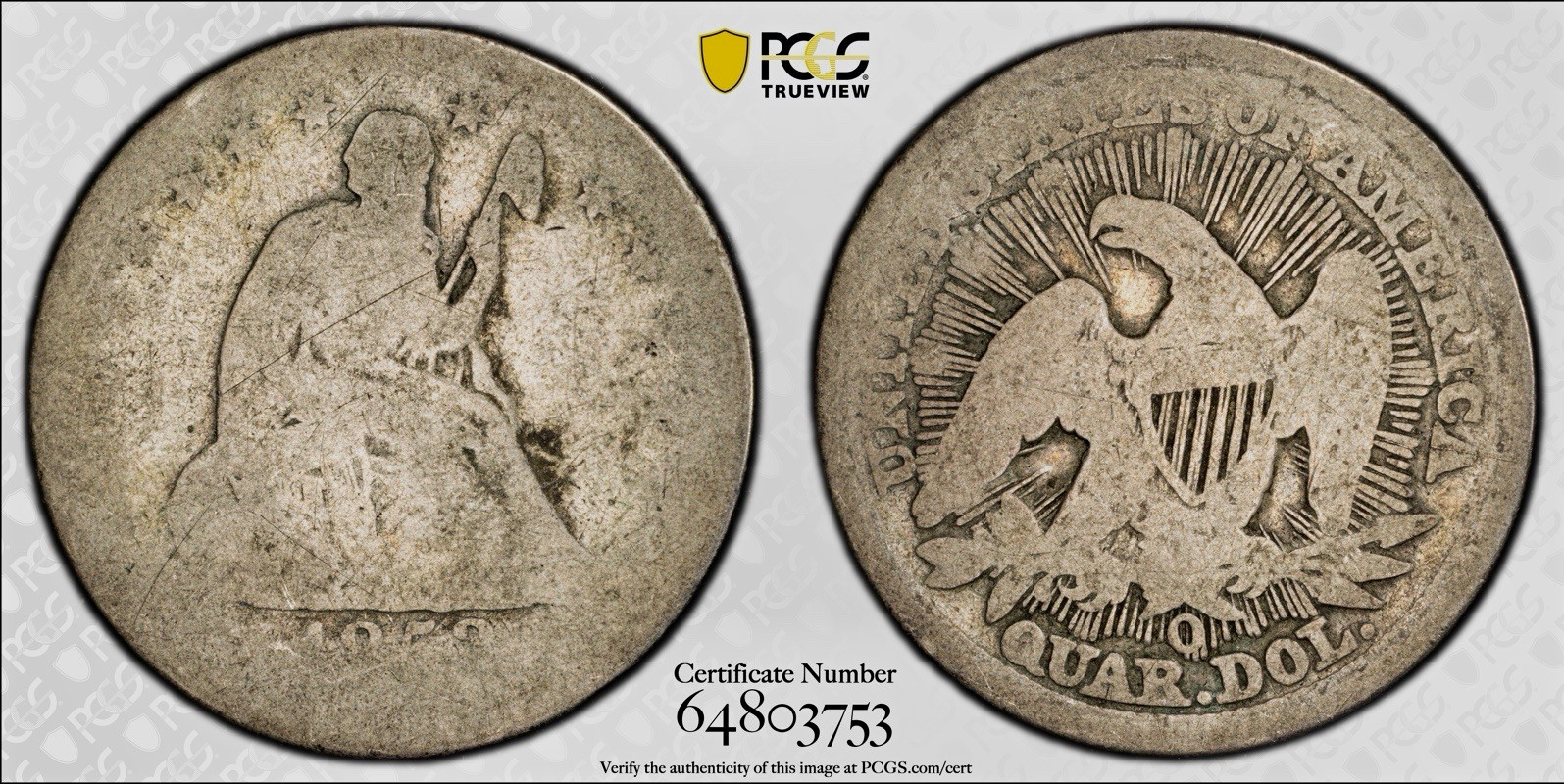 1853-O Arrows & Rays 25c PCGS FR02 lowball seated liberty 1853-O Arrows & Rays 25c PCGS FR02 lowball seated liberty
