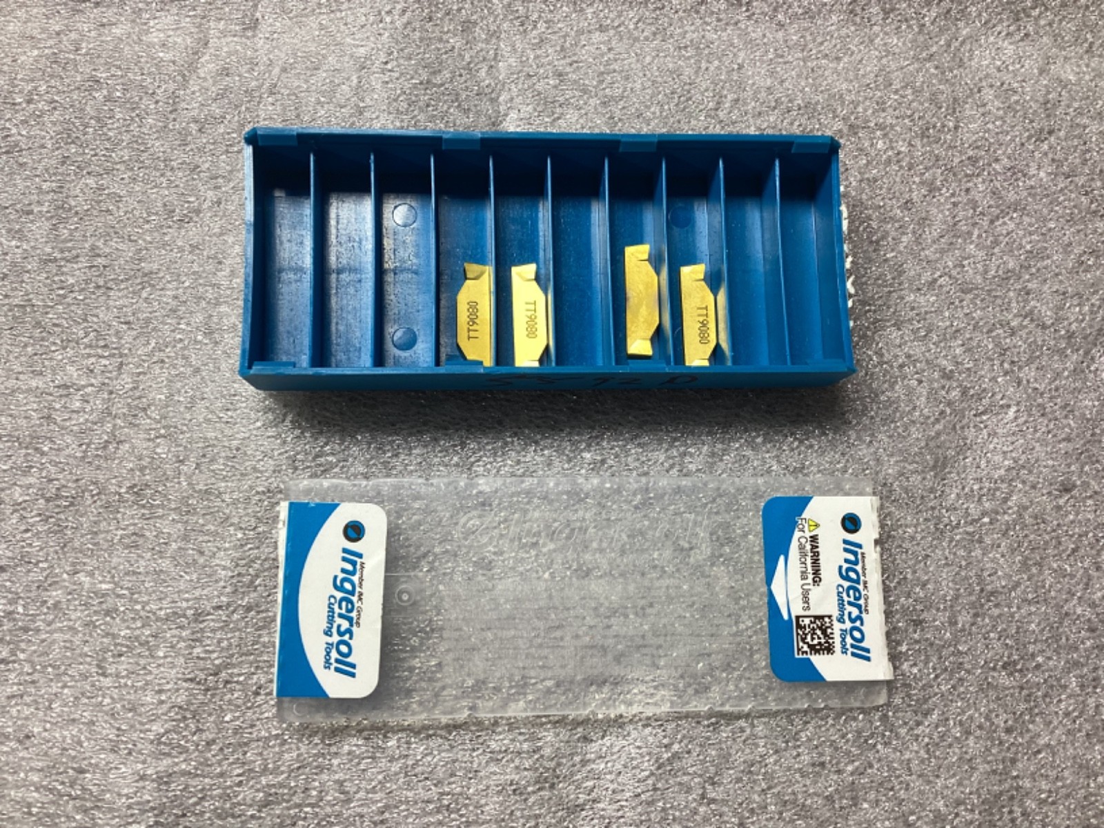 Qty 4 New Ingersoll TDC3.18 TT9080 Carbide Inserts New Open Box