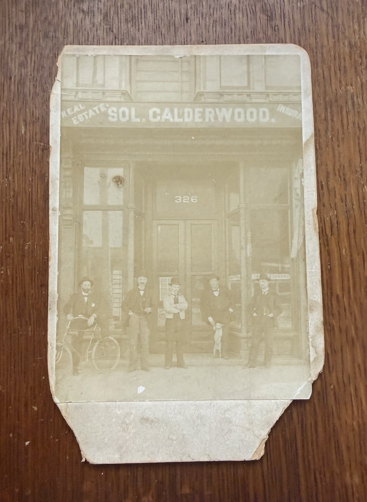 Vintage Antique Sol. Calderwood Real Estate Oakland California Photo 1870s 1880s Vintage Antique Sol. Calderwood Real Estate Oakland California Photo 1870s 1880s