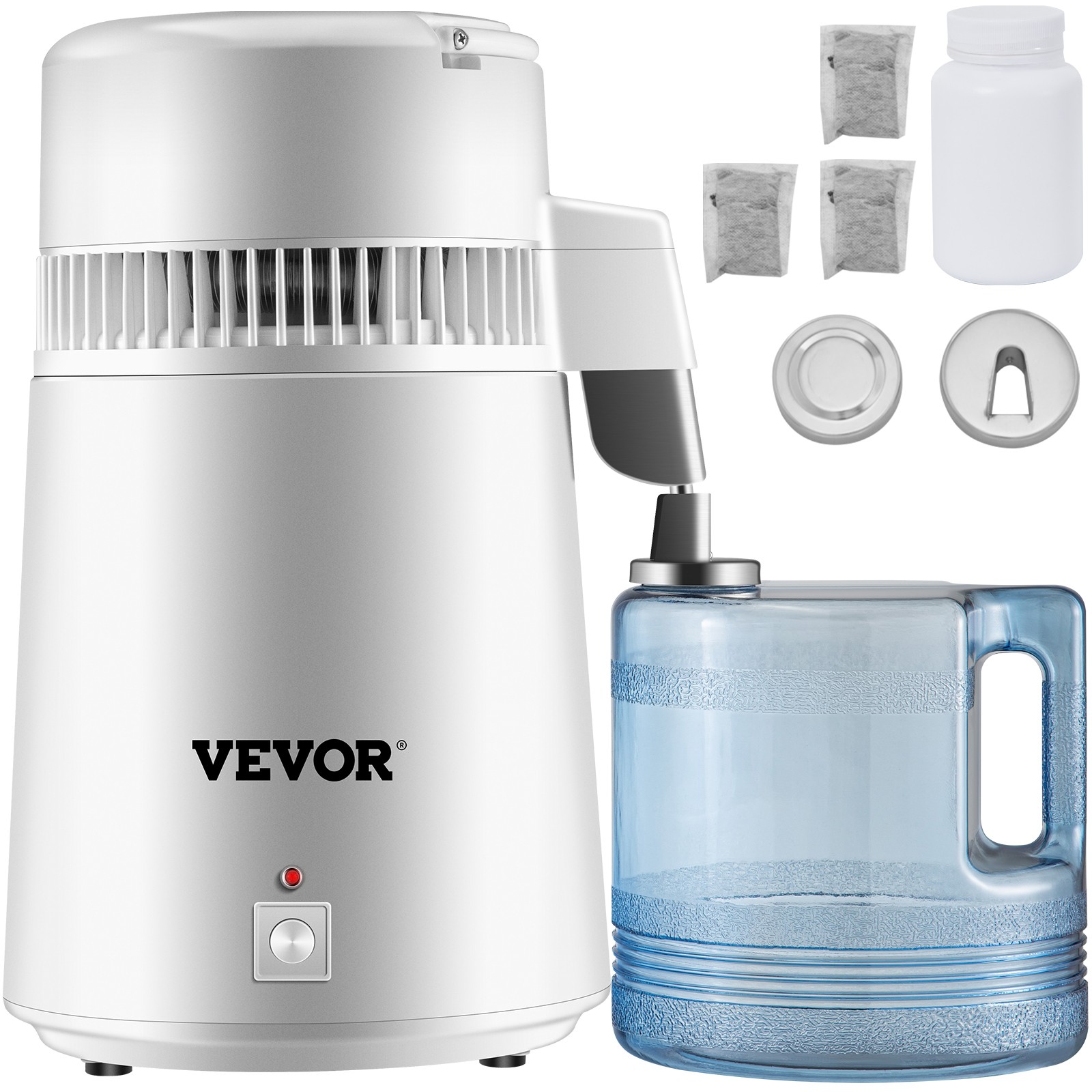 VEVOR 4L Dental Medical Pure Water Distiller All Stainless Steel Internal VEVOR 4L Dental Medical Pure Water Distiller All Stainless Steel Internal