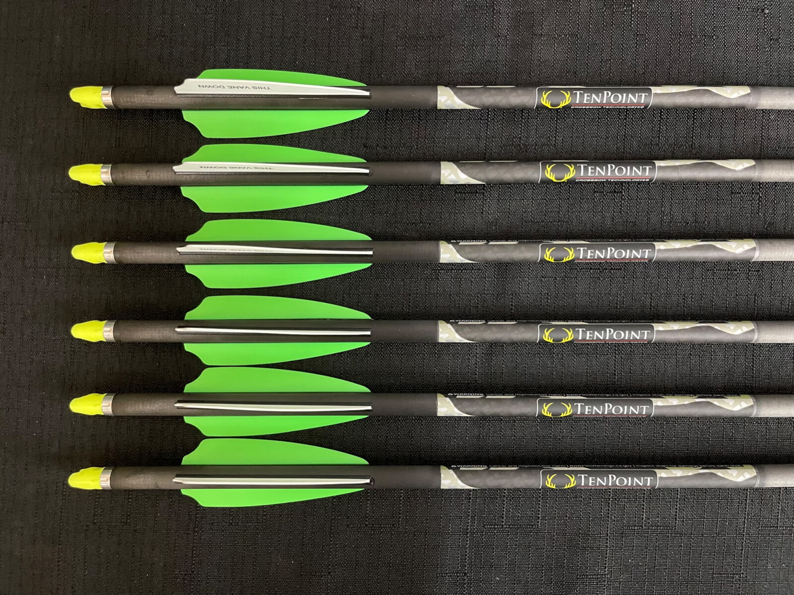 TenPoint Pro Elite 400 Carbon Crossbow Arrow 6 Pack Brand New