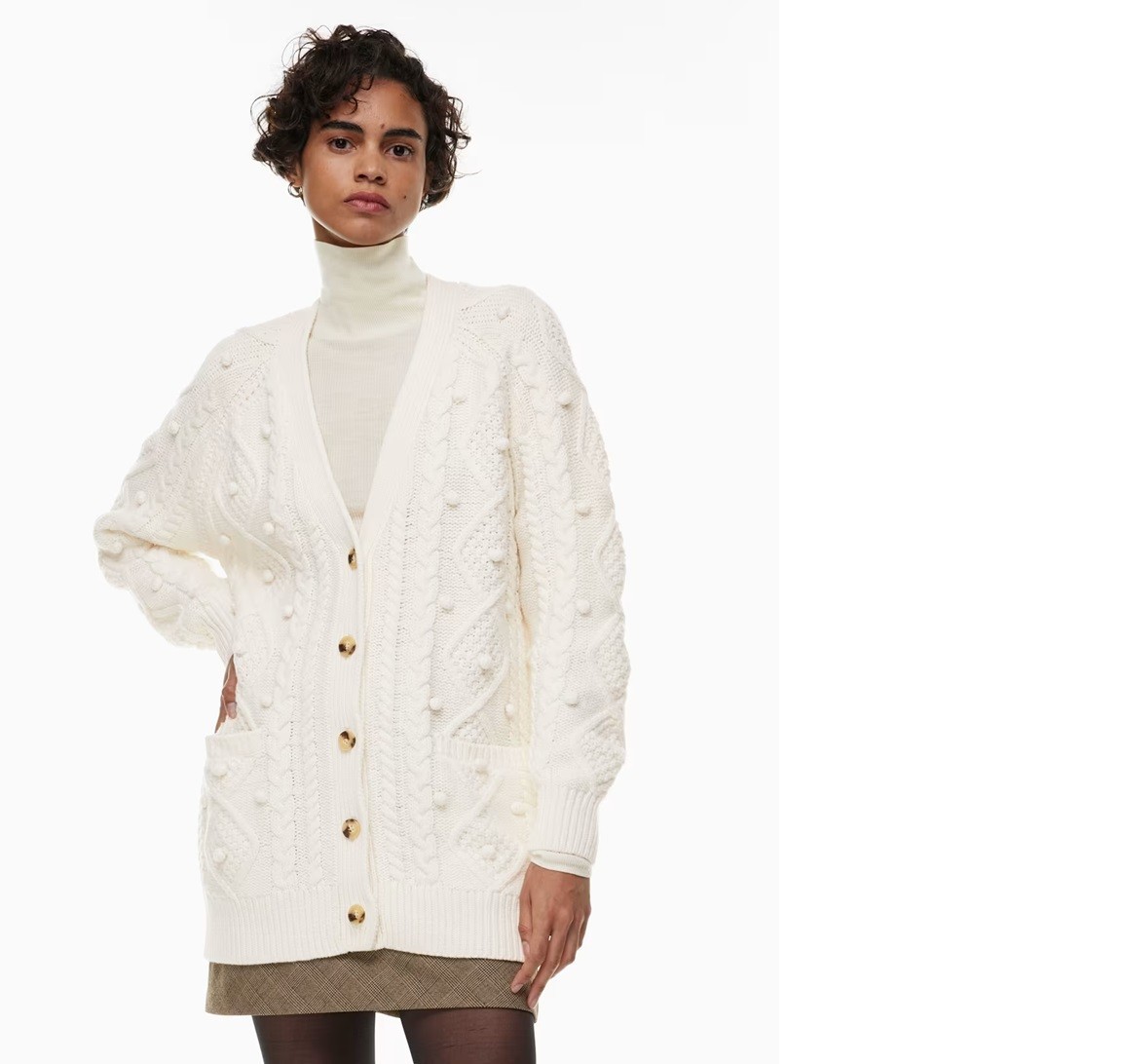 NWT - **SOLD OUT** online Aritizia Cardigan Winter white Small NWT NWT - **SOLD OUT** online Aritizia Cardigan Winter white Small NWT