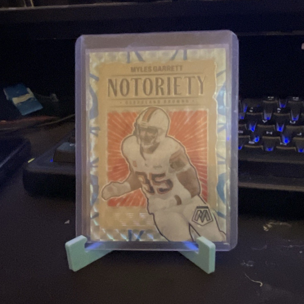 🚨Read description🚨 Panini Mosaic Notoriety Myles Garrett  Cleveland Browns /99