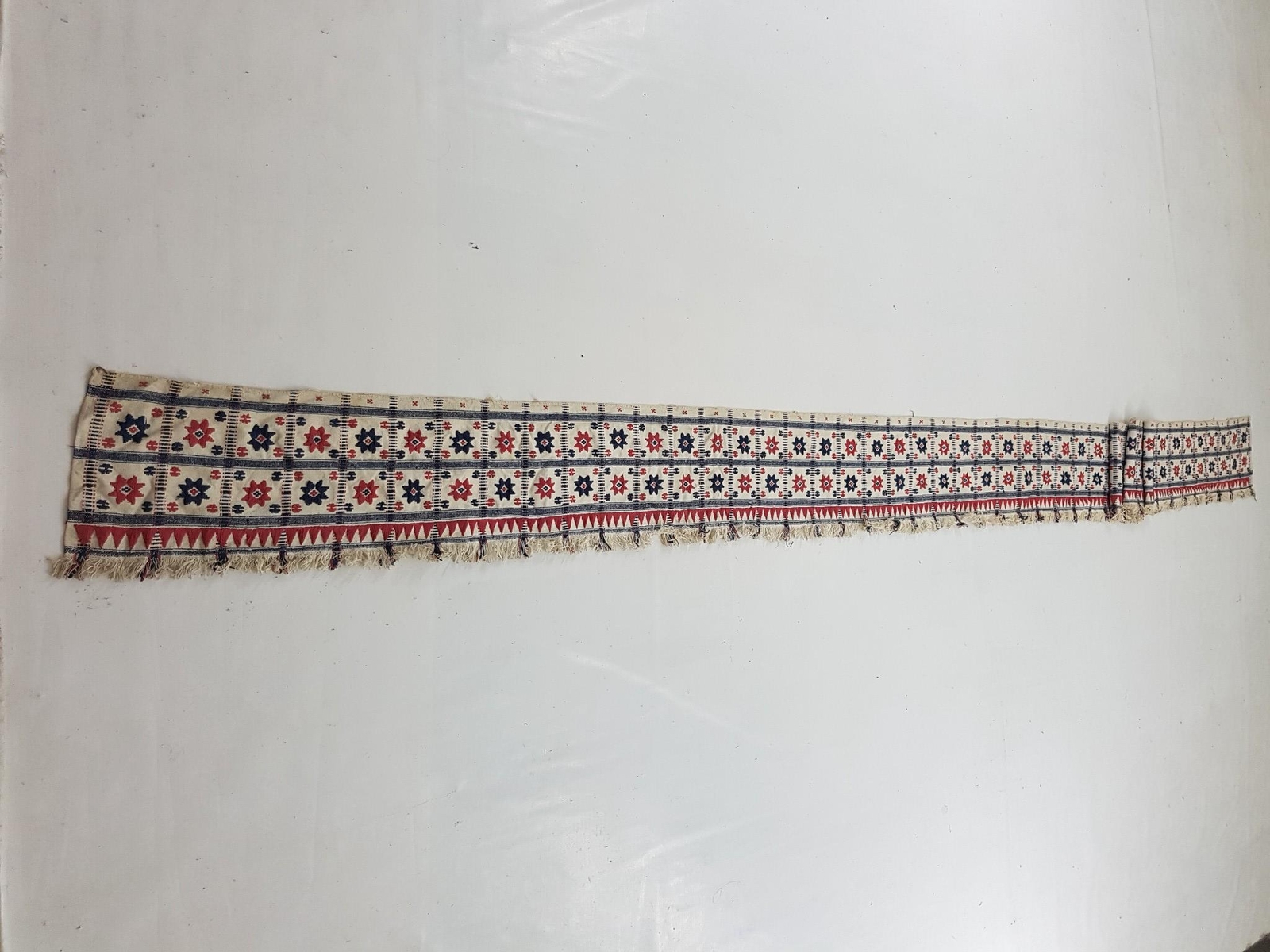Vintage Lithuanian Handwoven Panel 160x9 inches