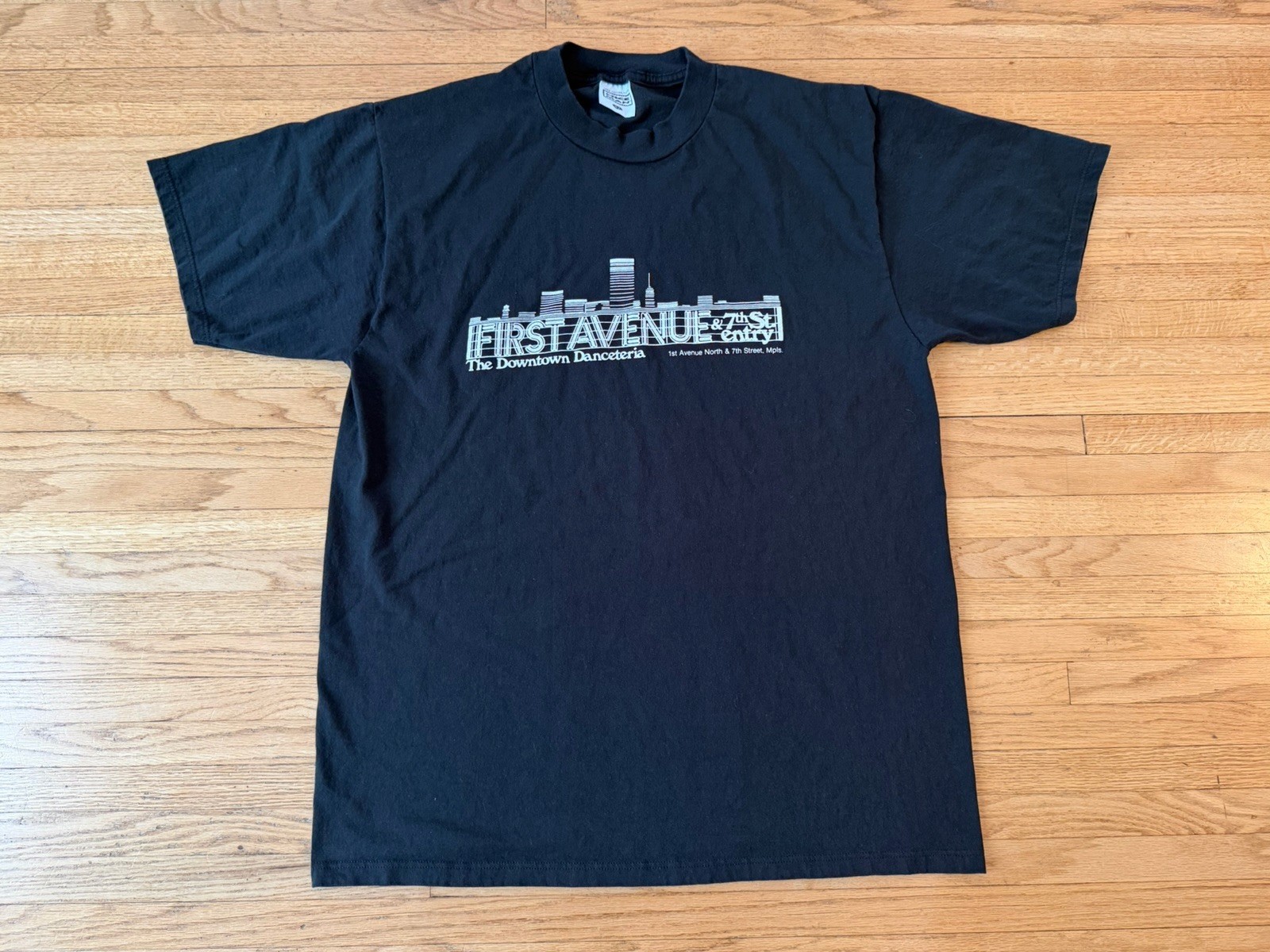 Prince Vintage 90’s Rare First Avenue Club T Shirt Minneapolis Size XL USA Black